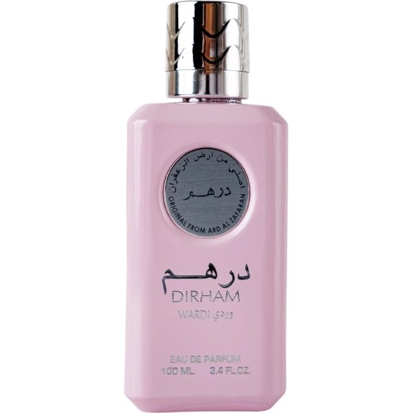 Ard Al Zaafaran Dirham Wardi EDP 100ML (3.4OZ) | Arabian Perfumery | Notes of Cardamom,Roses, Lavendar, & Vetiver for a Vibrant Everyday Essential | Floral Woody Fragrance