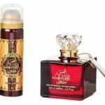 Ard Al Zaafaran. Shams Al Emarat Khususi 2 Piece Gift Set for Unisex (3.4 Ounce Eau de Parfum + 1.6 Ounce Deodorant Spray)