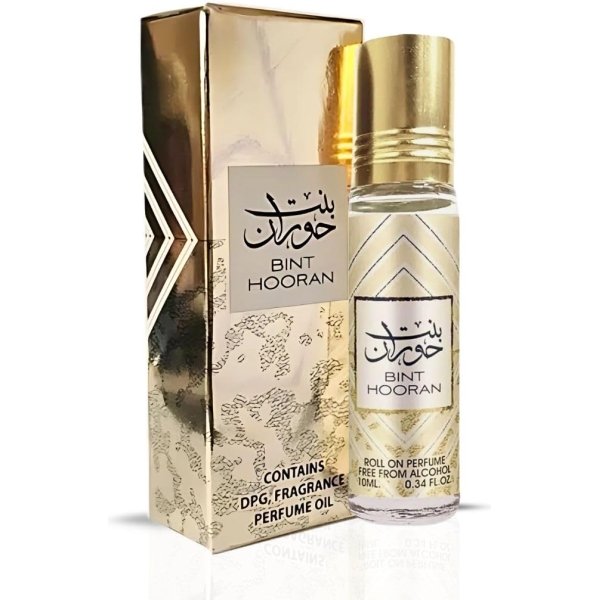 Ard Al Zaafaran Bint Hooran Roll-On Perfume Oil CPO 10ml (0.34 oz) | Long-Lasting, Miniature Perfume Oil for Women