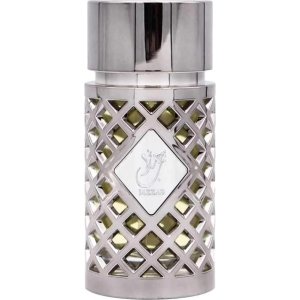 Ard Al Zaafaran Jazzab Silver Eau de Parfum Spray for Men, 3.4 Ounce