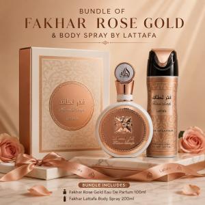 Lattafa Fakhar Rose Gold Luxury Bundle