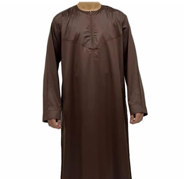 Brown Omani Thobe Jubba for Men (Size 60)